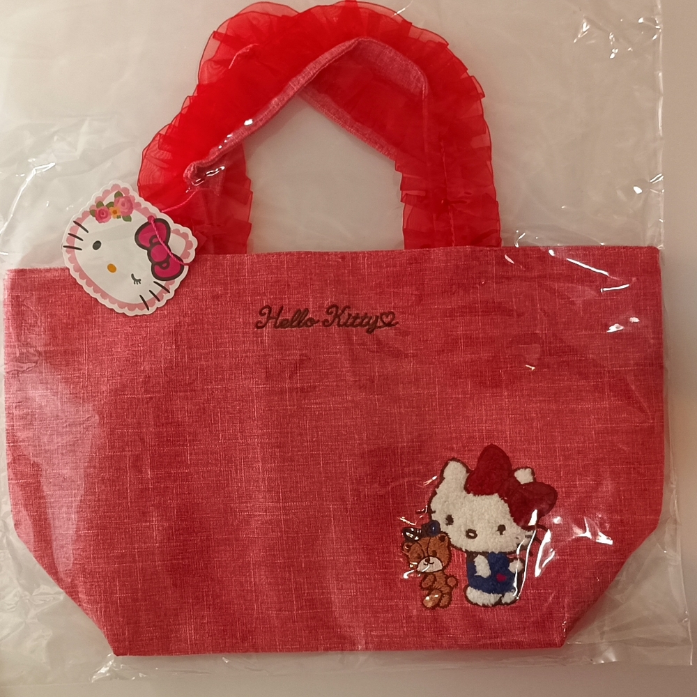 Ruffle small tote bag sanrio